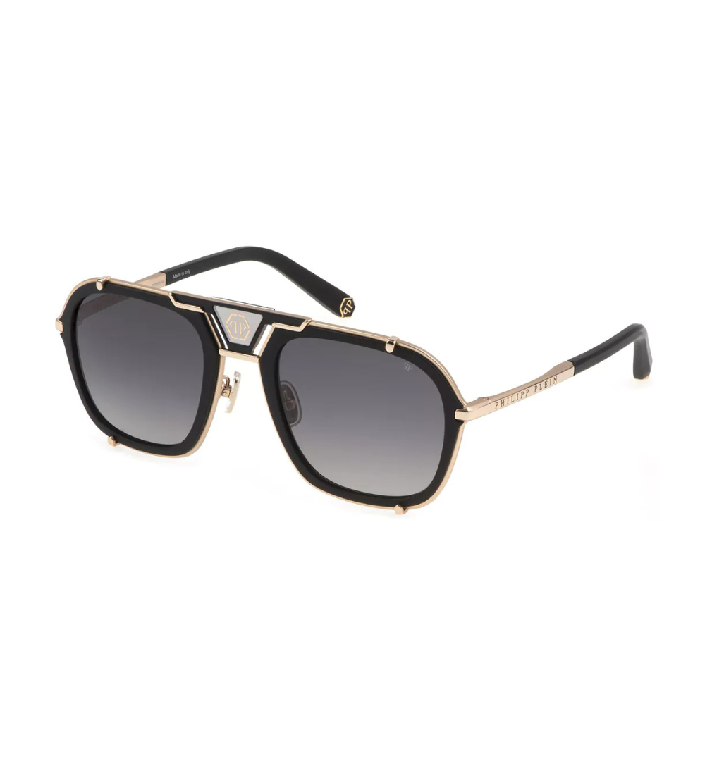 Philipp Plein Signature Titanium Sunglasses | Model SPP010M