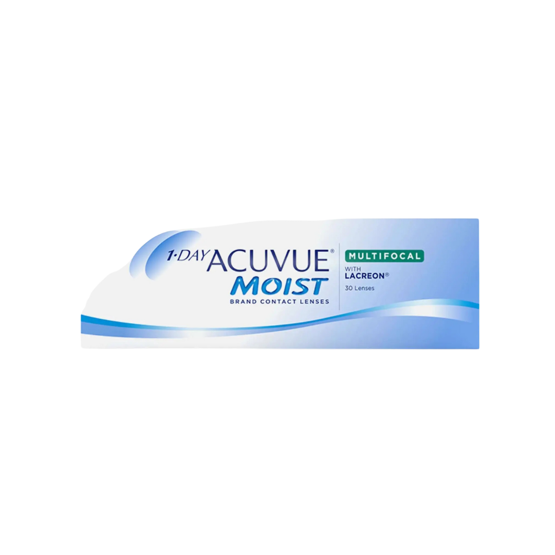 Lentilles de contact Acuvue® Moist - Multifocales 1 jour | Boîtes de 30 et 90