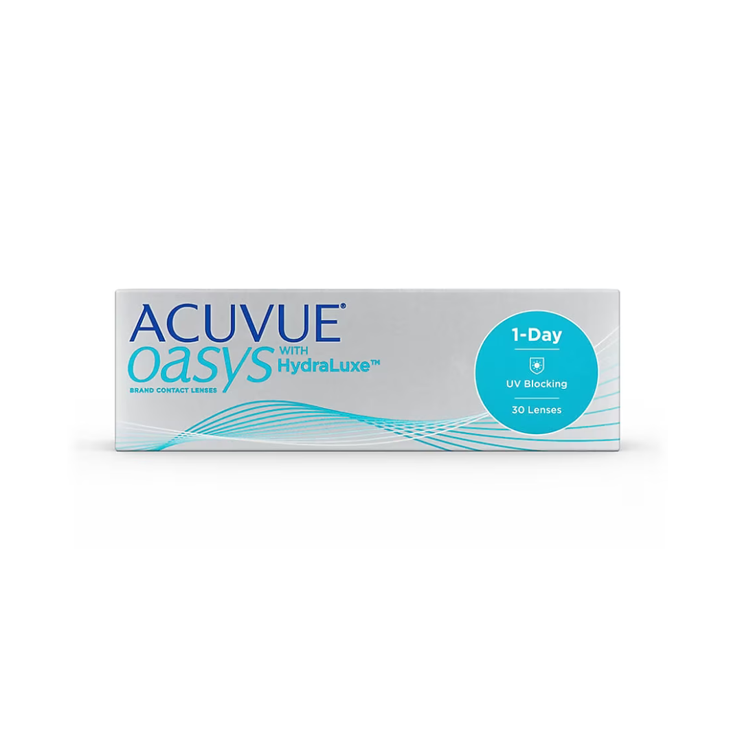 Acuvue® Oasys 1-Day with HydraLuxe® - Sphere | Pack 30 & 90