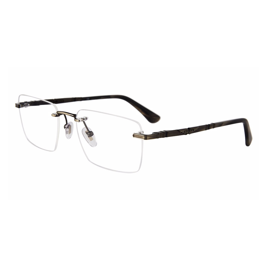 Police Spectacle Frame - Rimless | Model VPLF84