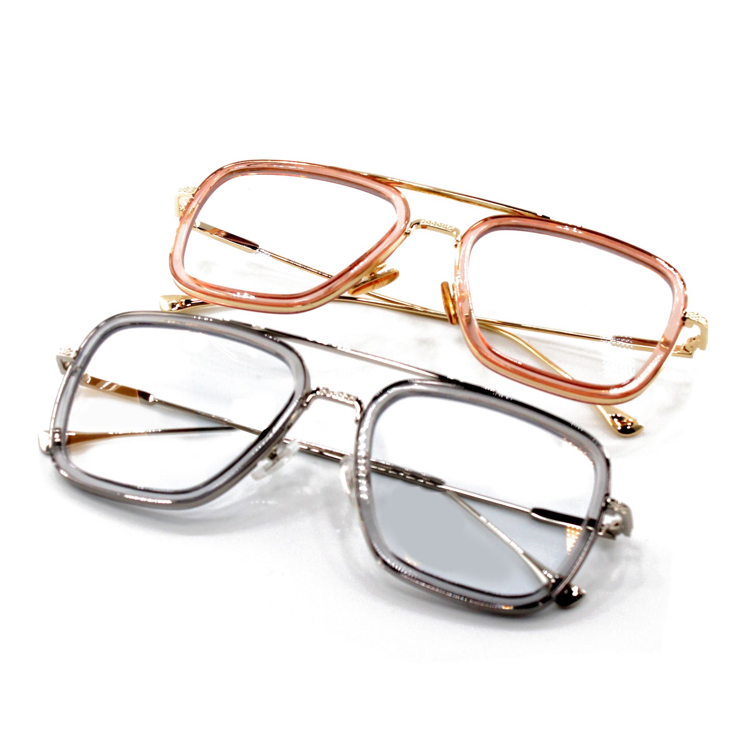 Care by Ottika - Blue Light Blocking Glasses - Adult | Model 31394 | Coating Gold & Green
