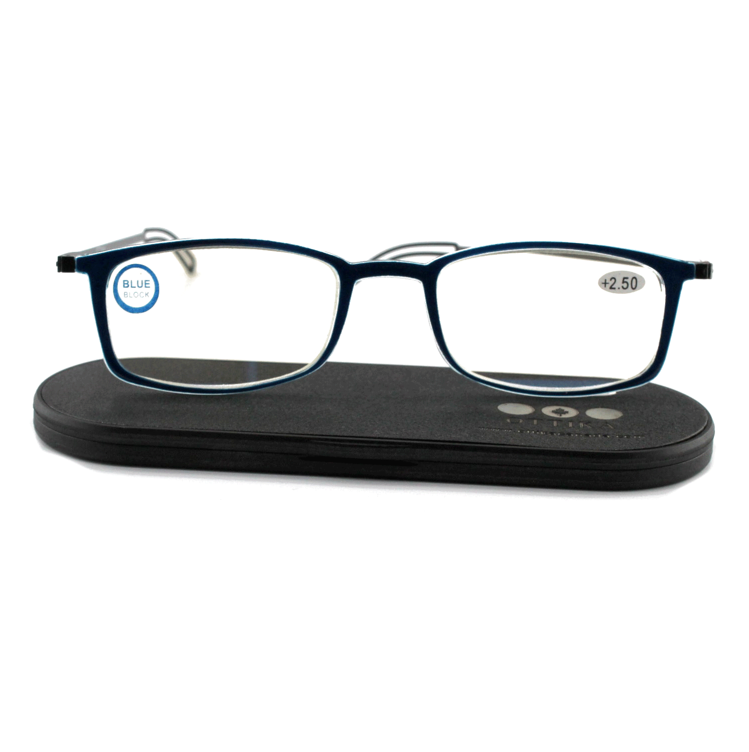 Care by Ottika - Blue Light Blocking Reading Glasses | Rectangular shape