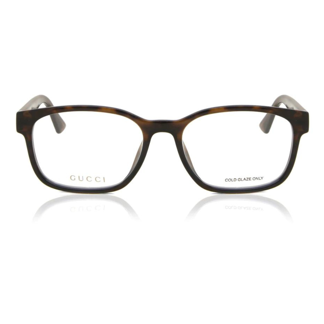 Montatura per occhiali Gucci | Modello GG0749O (005) - Marrone