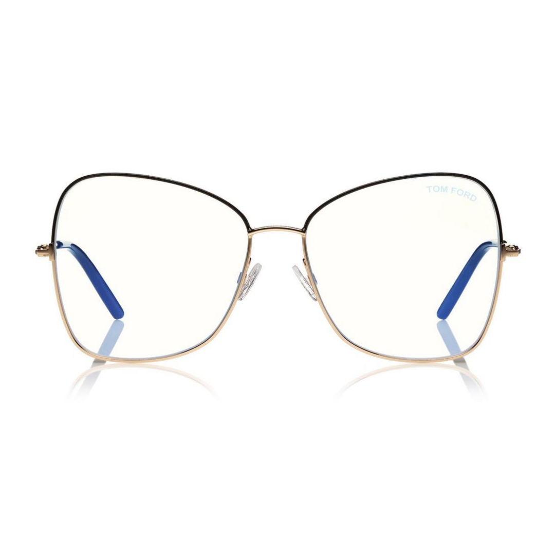 Tom Ford - Blue Light Blocking | Model FT5571-B(001)- Shiny Black