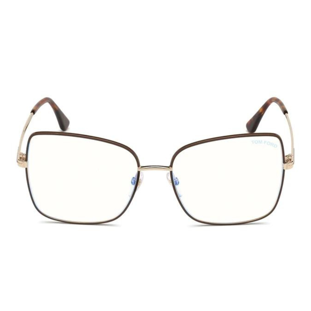 Tom Ford - Blocco luce blu | Modello FT5613-B(048)- Marrone Scuro Lucido