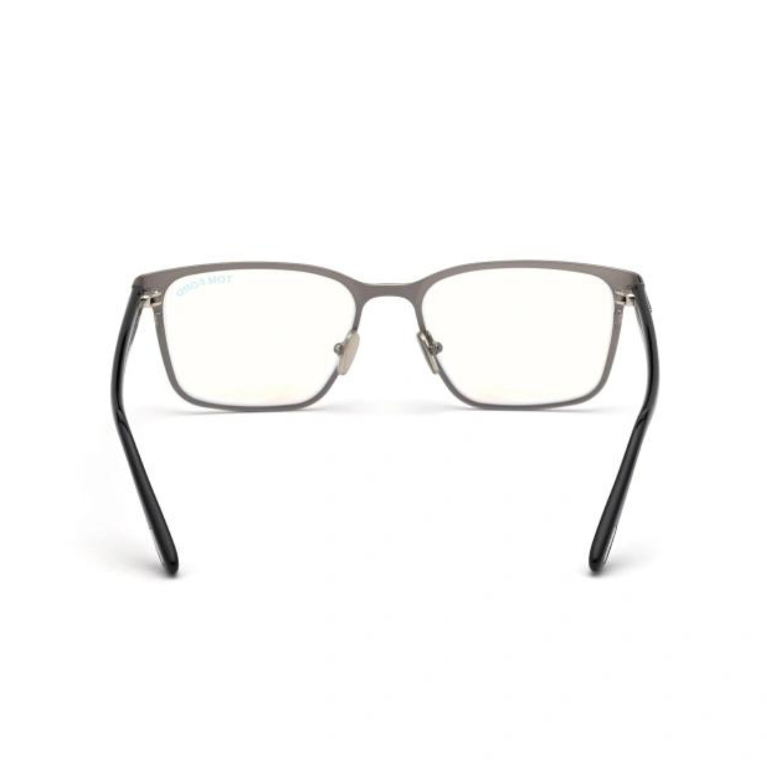 Tom Ford - Blue Light Blocking | Model FT5733-B(014)- Shiny Clear Ruthenium