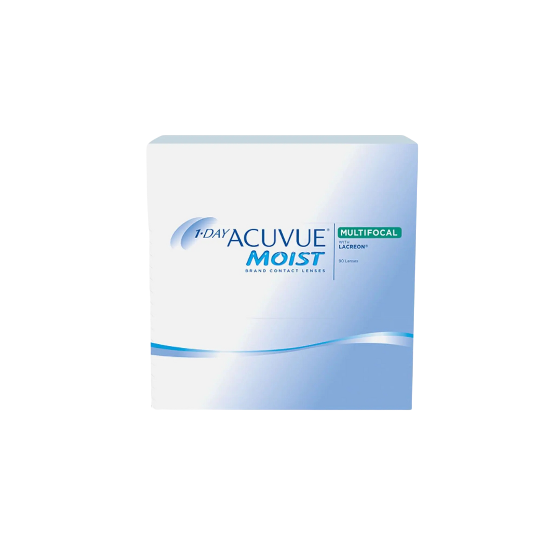 Lentilles de contact Acuvue® Moist - Multifocales 1 jour | Boîtes de 30 et 90