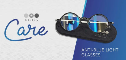 Ottika Care - Blue Light Blocking Glasses | Rimless R 001 |  Coating Green &amp; Blue