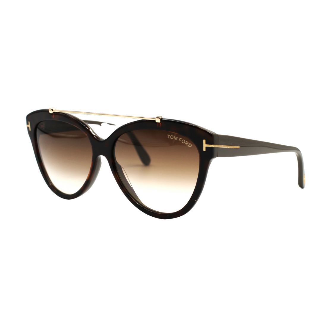 Lunettes de soleil Tom Ford | Modèle TF 0518 - Demi Marron